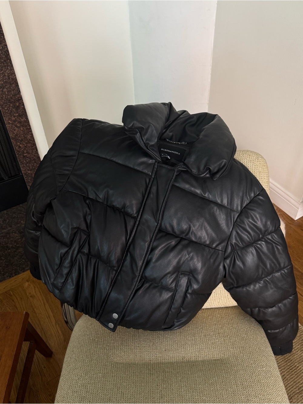 BCBGMaxAzria Black Puffer Jacket
